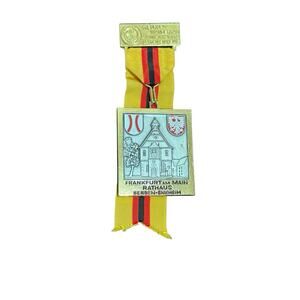 1978 5. Europa Wandertag Frankfurt Bergen-Enkheim - German Hiking Tag Pin